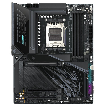 GIGABYTE X870E A ELITE X X870E AORUS ELITE X3D Placa Base – Compatible con procesadores AMD Ryzen 9000, VRM digital de 16+2+2