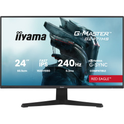 iiyama G2471HS-B1 G-MASTER G2471HS-B1, 60,5 cm (23.8"), 1920 x 1080 Pixeles, Full HD, Negro