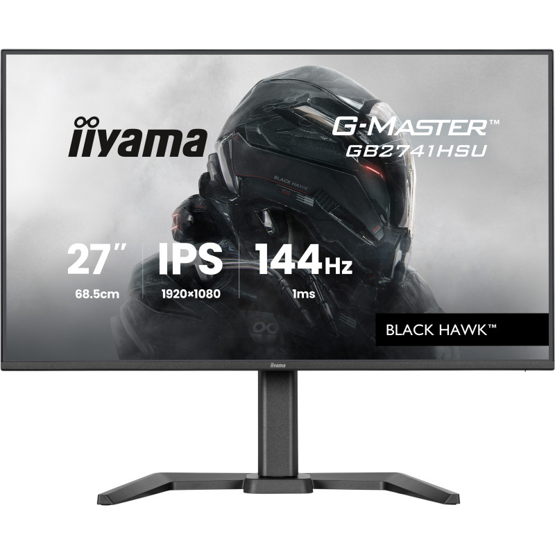 iiyama GB2741HSU-B1 G-MASTER GB2741HSU-B1, 68,6 cm (27"), 1920 x 1080 Pixeles, Full HD, LED, Negro