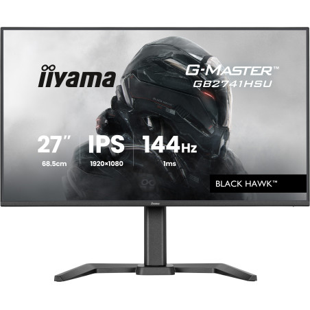 iiyama GB2741HSU-B1 G-MASTER GB2741HSU-B1, 68,6 cm (27"), 1920 x 1080 Pixeles, Full HD, LED, Negro