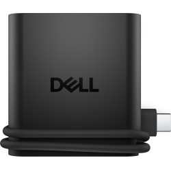DELL DA225-BK-EMEA​ DA225, Alámbrico, USB 3.2 Gen 1 (3.1 Gen 1) Type-C, 2.0b, Negro, 1,25 Gbit/s, 4K Ultra HD