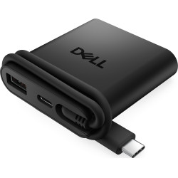 DELL DA225-BK-EMEA​ DA225, Alámbrico, USB 3.2 Gen 1 (3.1 Gen 1) Type-C, 2.0b, Negro, 1,25 Gbit/s, 4K Ultra HD 2