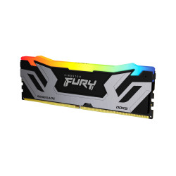 Kingston Technology KF584CU40RSA-24 FURY 24GB 8400MT/s DDR5 CL40 CUDIMM Renegade RGB Silver XMP, 24 GB, 1 x 24 GB, DDR5,