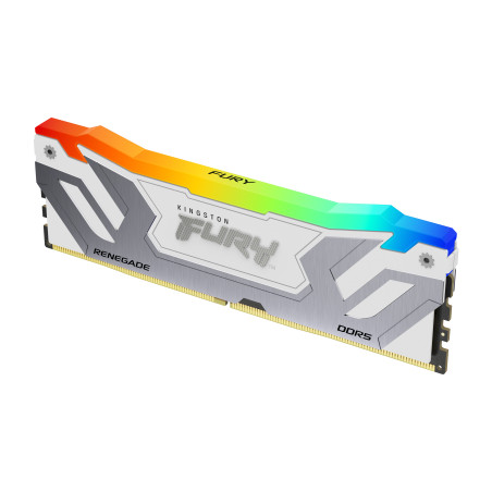 Kingston Technology KF584CU40RWA-24 FURY 24GB 8400MT/s DDR5 CL40 CUDIMM Renegade RGB Blanco XMP, 24 GB, 1 x 24 GB, DDR5,
