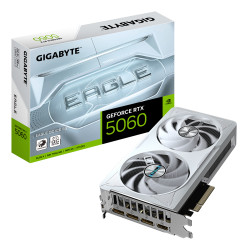 GIGABYTE GV-N5060EAGLEOC ICE-8GD GeForce RTX 5060 EAGLE OC ICE 8G Tarjeta Gráfica - 8GB GDDR7, 128bit, PCI-E 5.0, 2550 MHz