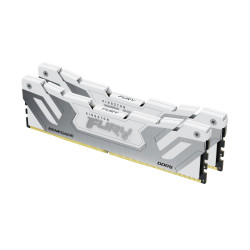 Kingston Technology KF584CU40RWK2-48 FURY 48GB 8400MT/s DDR5 CL40 CUDIMM (Kit of 2) Renegade White XMP, 48 GB, 2 x 24 GB, DDR5,