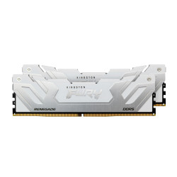 Kingston Technology KF584CU40RWK2-48 FURY 48GB 8400MT/s DDR5 CL40 CUDIMM (Kit of 2) Renegade White XMP, 48 GB, 2 x 24 GB, DDR5, 2