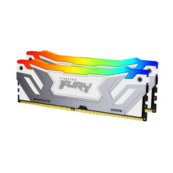 Kingston Technology KF584CU40RWAK2-48 FURY 48GB 8400MT/s DDR5 CL40 CUDIMM (Kit de 2) Renegade RGB Blanco XMP, 48 GB, 2 x 24 GB,