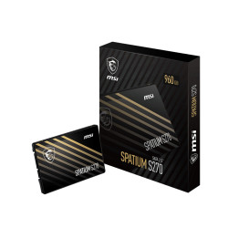 MSI SPATIUM S270 SATA 2.5 960GB Spatium S270 SATA 2.5 960GB, 960 GB, 2.5", 500 MB/s, 6 Gbit/s