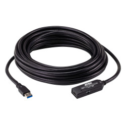 ATEN UE331C-AT-G Cable extensor USB 3.2 de 1.ª generación de 10 m, 10 m, USB A, USB C, USB 3.2 Gen 1 (3.1 Gen 1), 5 Gbit/s,
