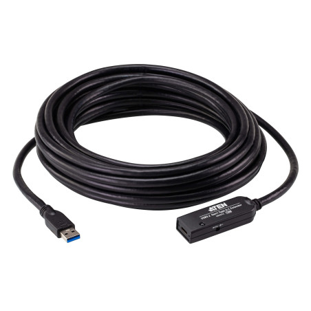 ATEN UE331C-AT-G Cable extensor USB 3.2 de 1.ª generación de 10 m, 10 m, USB A, USB C, USB 3.2 Gen 1 (3.1 Gen 1), 5 Gbit/s,