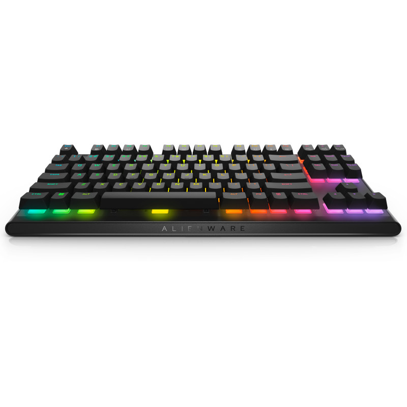 Alienware AW420K-B-WW AW420K, Tenkeyless (sin zona numérica) (80 - 87%), Alámbrico, USB, Interruptor mecánico, LED RGB, Negro