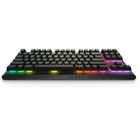Alienware AW420K-B-WW AW420K, Tenkeyless (sin zona numérica) (80 - 87%), Alámbrico, USB, Interruptor mecánico, LED RGB, Negro