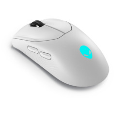 Alienware AW720M-W-DEAM AW720M, Ambidextro, Óptico, RF Wireless + Bluetooth, 26000 DPI, Blanco