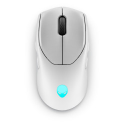 Alienware AW720M-W-DEAM AW720M, Ambidextro, Óptico, RF Wireless + Bluetooth, 26000 DPI, Blanco 2