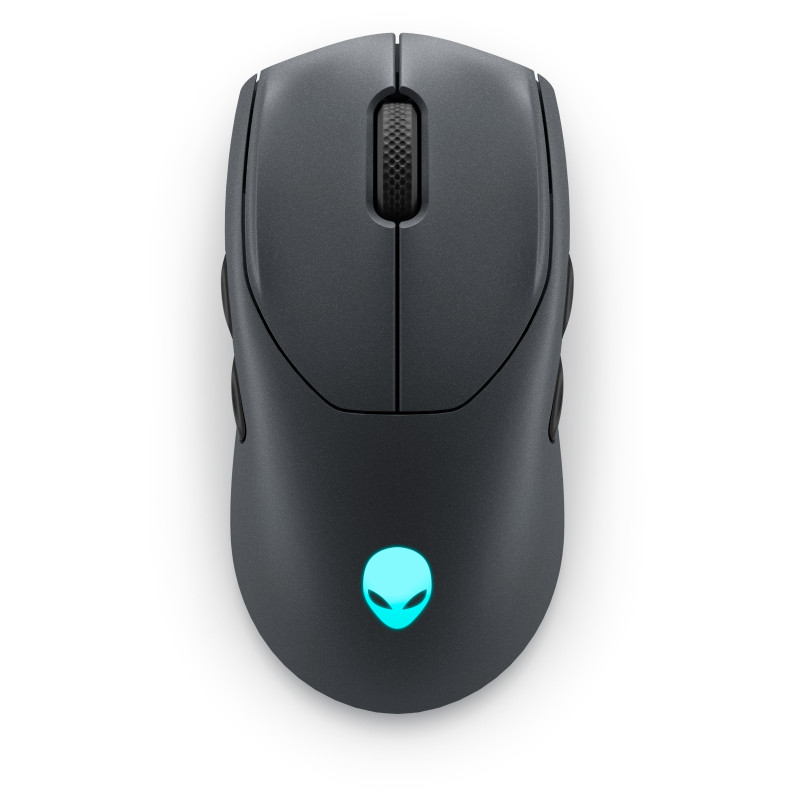 Alienware AW720M-G-DEAM AW720M, Ambidextro, Óptico, RF Wireless + Bluetooth, 26000 DPI, Gris