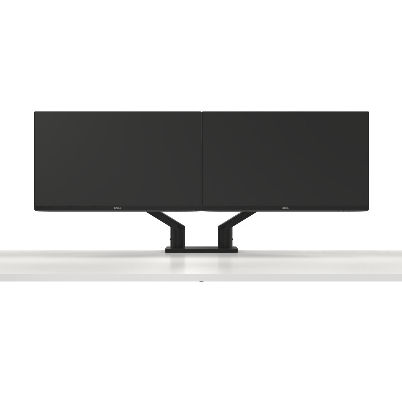 DELL DELL-MDA20 Brazo para dos monitores – MDA20, 10 kg, 48,3 cm (19"), 68,6 cm (27"), Ajustes de altura, Negro