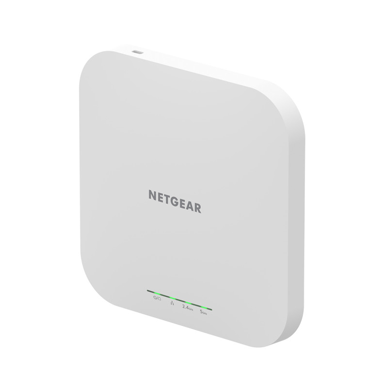 NETGEAR WAX610-100EUS Insight Cloud Managed WiFi 6 AX1800 Dual Band Access Point (WAX610), 2,4 GHz, 5 GHz, 1800 Mbit/s,