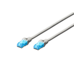 Digitus DK-1511-030 Cable de conexión CAT 5e U/UTP, 3 m, Cat5e, U/UTP (UTP), RJ-45, RJ-45, Gris