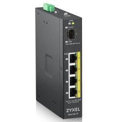 Zyxel RGS100-5P-ZZ0101F RGS100-5P, No administrado, L2, Gigabit Ethernet (10/100/1000), Energía sobre Ethernet (PoE), Montaje 2