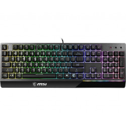 MSI S11-04ES219-CLA Vigor GK30, Alámbrico, USB, Switch de tecla semimecánico, QWERTY, LED RGB, Negro 2