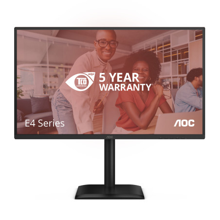 AOC Q27E4CV E4 Q27E4CV, 68,6 cm (27"), 2560 x 1440 Pixeles, Quad HD, LED, 4 ms, Negro