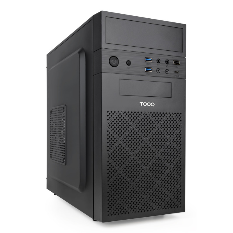 TooQ TQC-4701-SP Caja Minitorre Micro-ATX “ISOBOX ULTRA”, Negra, Mini Tower, PC, Negro, micro ATX, Mini-ITX, SPCC, 14,5 cm