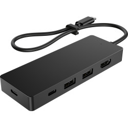 HP 86T46AA#ABB Concentrador de viaje USB-C G3, USB 3.2 Gen 2 (3.1 Gen 2) Type-C, 65 W, 60 Hz, HDMI, USB 3.2 Gen 2 (3.1 Gen 2) 2
