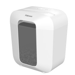 Fellowes 100109815 LX Series 100109815, Corte en tiras, 4 x 37 mm, 11,5 L, 2 mm/min, Blanco, A4