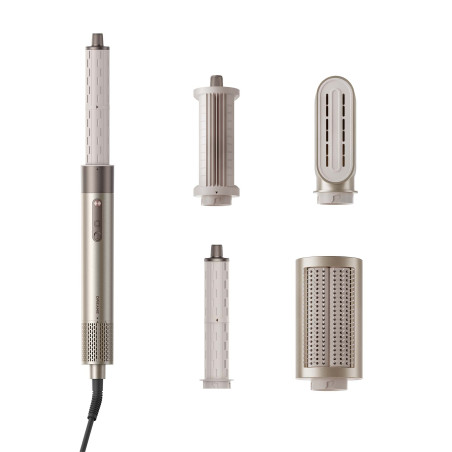 Dreame 6978515253898 6978515253898, Herramienta de peinado con múltiples accesorios, Airflow, Botones, Oro, 1200 W, Corriente