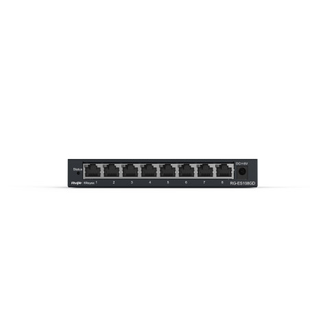 Ruijie Networks RG-ES108GD RG-ES108GD, No administrado, Gigabit Ethernet (10/100/1000)