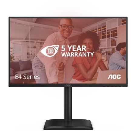 AOC 24E4CV E4 24E4CV, 60,5 cm (23.8"), 1920 x 1080 Pixeles, Full HD, LED, 4 ms, Negro