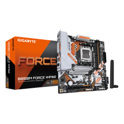 GIGABYTE B850M FORCE WF6E B850M FORCE WIFI6E Placa Base – Compatible con procesadores AMD Ryzen serie 9000, VRM digital de