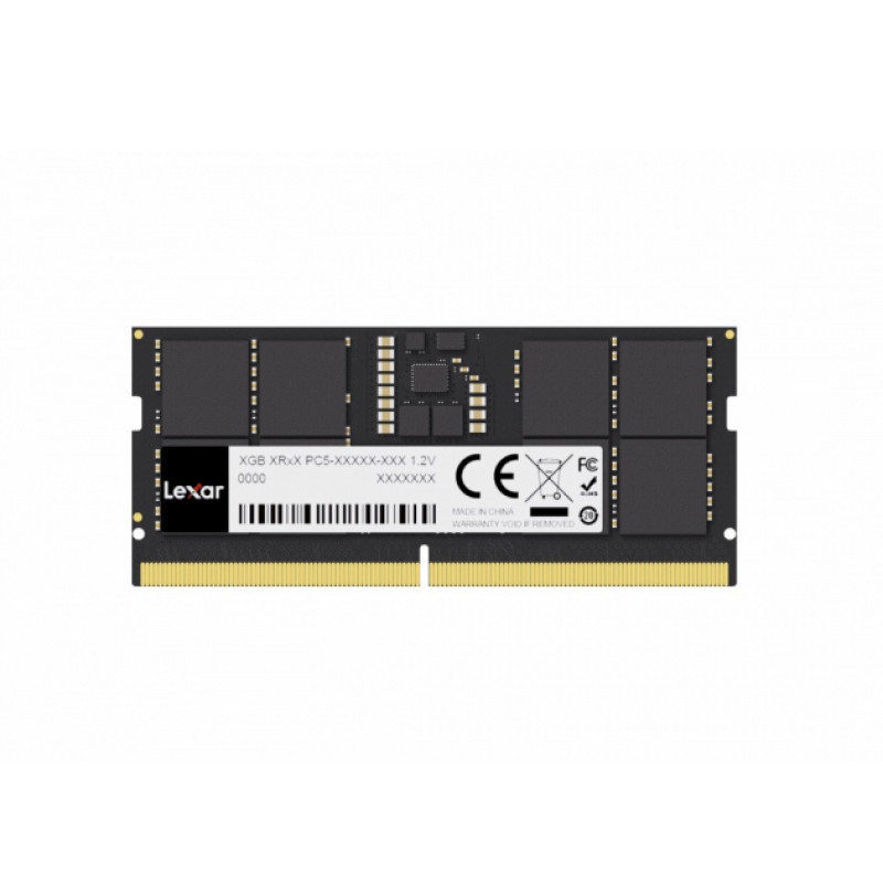 Lexar LD5S16G56C46ST-BGS LD5S16G56C46ST-BGS, 16 GB, 1 x 16 GB, DDR5, 5600 MHz, 262-pin SO-DIMM