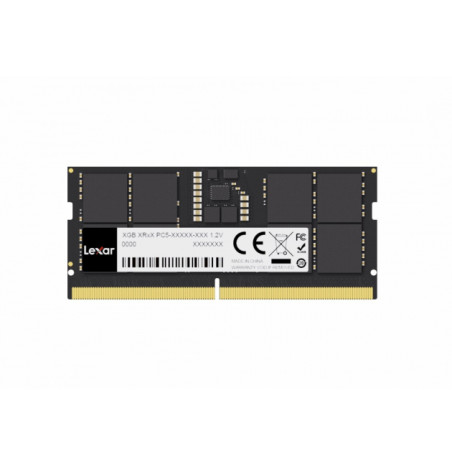 Lexar LD5S16G56C46ST-BGS LD5S16G56C46ST-BGS, 16 GB, 1 x 16 GB, DDR5, 5600 MHz, 262-pin SO-DIMM