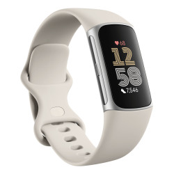 Fitbit GA05185-EU Charge 6, Pulsera de actividad, AMOLED, GPS (satélite), Comunicación de Campo Cercano (NFC), A prueba de