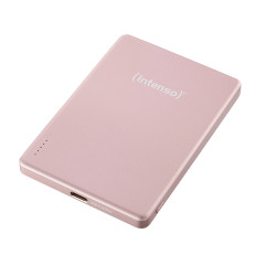 Intenso 7344023 MW5000 Batería Externa Magnética 5000 mAh – Compatible con MagSafe, Carga Inalámbrica 15W, USB-C PD 20W, 2