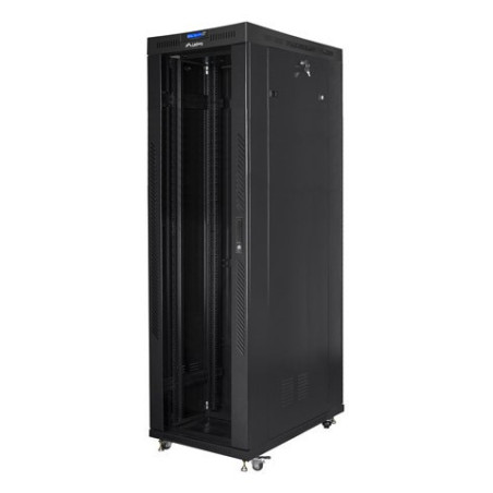 Lanberg FF01-6242-12BL FF01-6242-12BL, Rack o bastidor independiente, 42U, 1200 kg, Rieles de rack, 134 kg, Negro