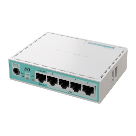 Mikrotik E50UG hEX, Ethernet WAN, Gigabit Ethernet, Blanco