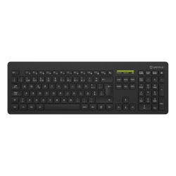 UNYKAch UK505446 Kit Teclado + Ratón Combo MK212 Pro Slim Wireless PT, Completo (100%), Inalámbrico, RF inalámbrico, QWERTY, 2