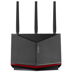ASUS 90IG08W0-MO9A0V RT-BE86U, Wi-Fi 7 (802.11be), Doble banda (2,4 GHz / 5 GHz), Ethernet, Negro, Router de sobremesa