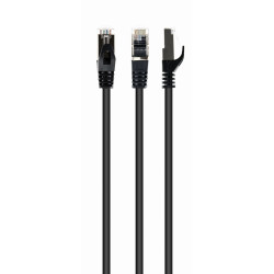 Gembird PP6A-LSZHCU-BK-2M PP6A-LSZHCU-BK-2M, 2 m, Cat6a, S/FTP (S-STP), RJ-45, RJ-45, Negro
