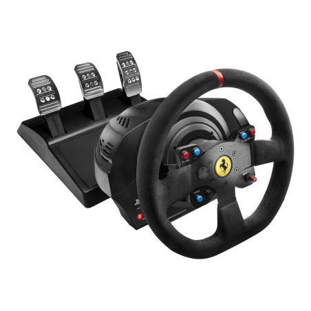 Thrustmaster 4160652 T300 Ferrari Integral Racing Wheel Alcantara Edition, Volante + Pedales, PC, PlayStation 4, Playstation 3,