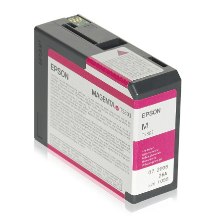 Epson C13T580300 Cartucho T580300 magenta, Magenta, Tinta a base de pigmentos, 80 ml, 1 pieza(s)