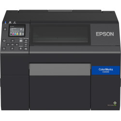 Epson C31CH77102 ColorWorks C6500Ae (BK), Inyección de tinta, 1200 x 1200 DPI, 85 mm/s, Color, Alámbrico, Negro