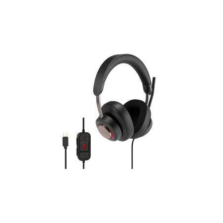 Kensington K83451WW Auriculares circumaurales USB-C H2000, Alámbrico