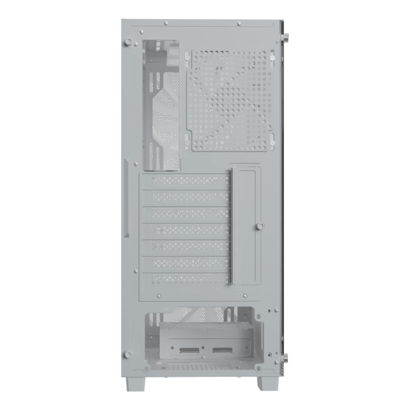 Aerocool ACCM-BD02063.21 B509A Flow ARGB, Midi Tower, PC, Blanco, ATX, micro ATX, Mini-ITX, Acrilonitrilo butadieno estireno