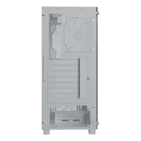 Aerocool ACCM-BD02063.21 B509A Flow ARGB, Midi Tower, PC, Blanco, ATX, micro ATX, Mini-ITX, Acrilonitrilo butadieno estireno