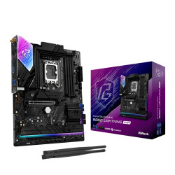 Asrock 90-MXBR20-A0UAYZ B860 Lightning WiFi, Intel, LGA 1851 (Socket V1), Intel Core Ultra (Series 2), DDR5-SDRAM, 256 GB, DIMM