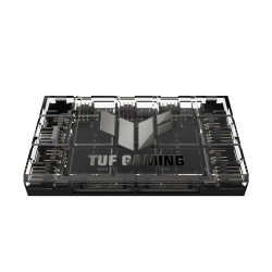 ASUS 90DA00C0-B09000 TUF Gaming ARGB PWM Fan Hub, Controlador de ventilador, Negro, 4 pines, SATA, 115 mm, 69 mm